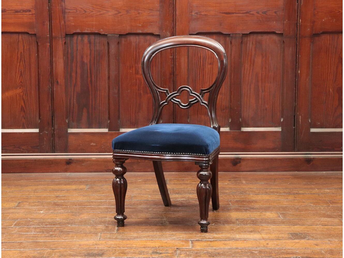 イギリス　アンティーク　バルーンバック　チェア　椅子 バルーンバックチェア | アンティーク家具,椅子・チェア