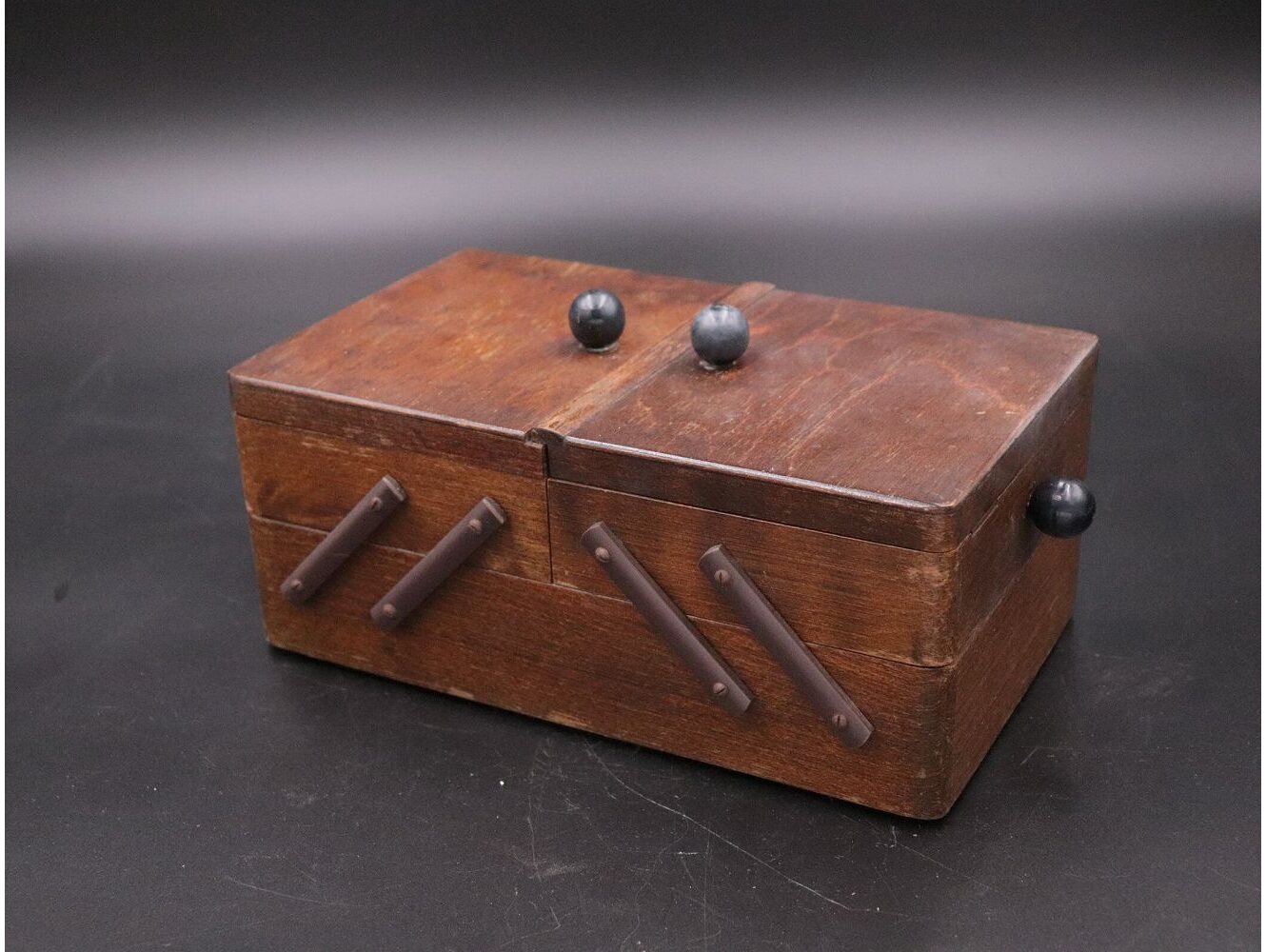 アンティークソーイングボックス　シャビー 8c2bfffd9f37da56860b43cd207642