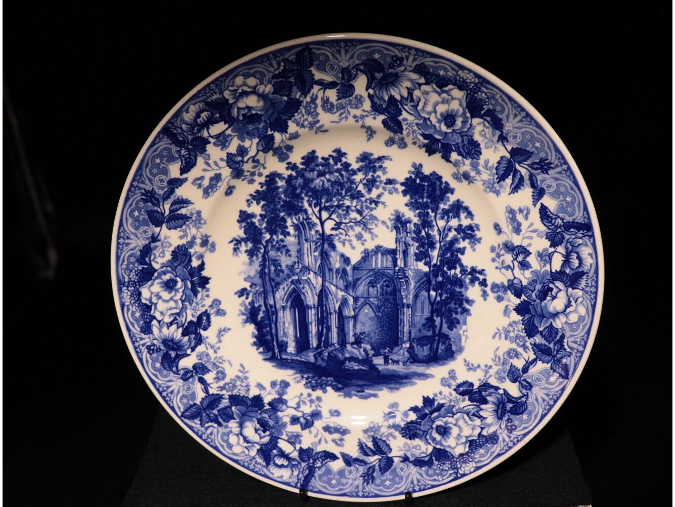 プレート WEDGWOOD Queen's Ware 'Gothic Ruins'