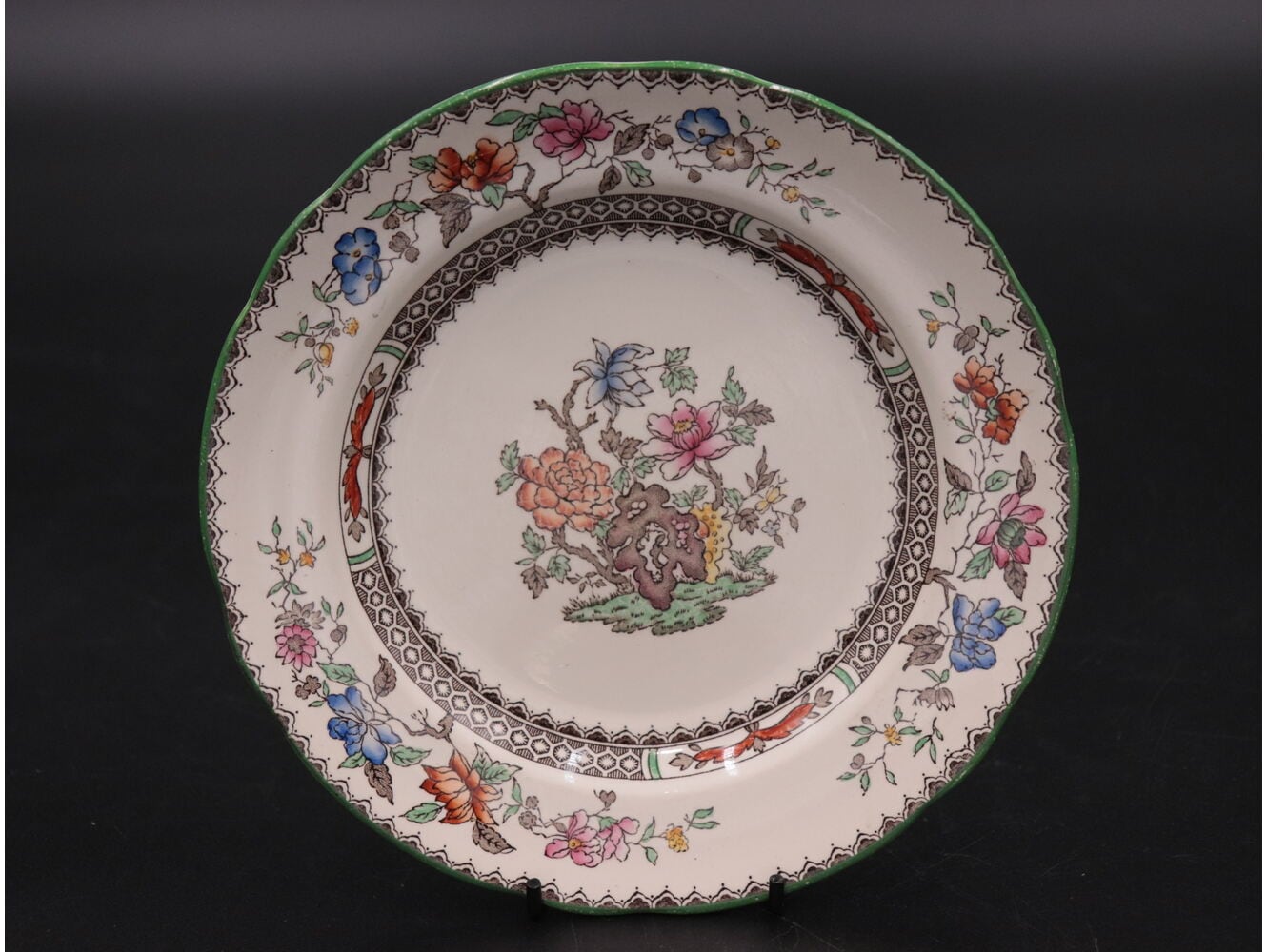 プレート SPODE Chinese Rose
