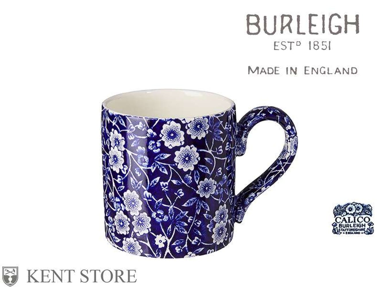 秋山様　マグカップ ブルーキャリコ