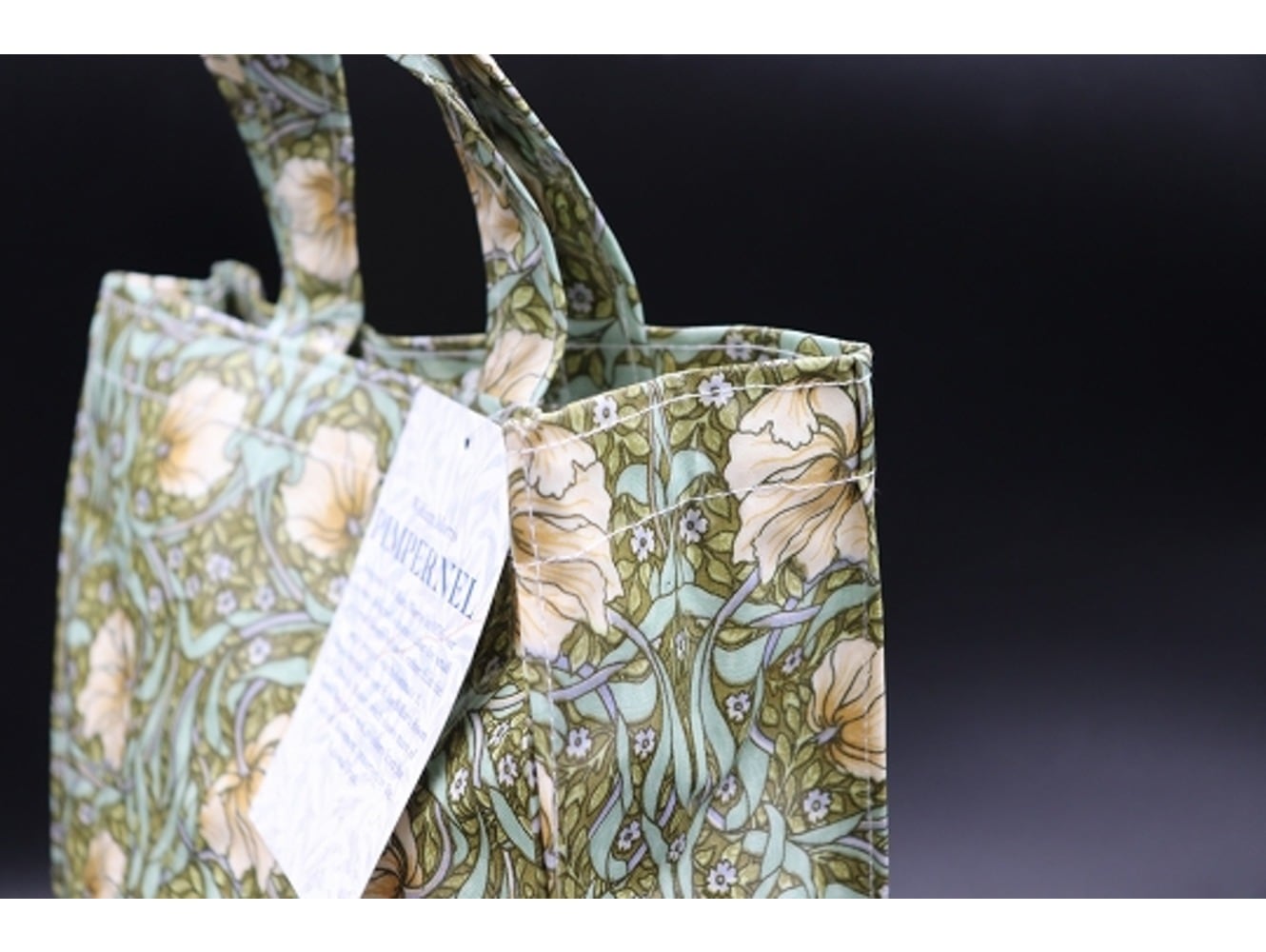 Pimpernel Cream ガセットバッグ S