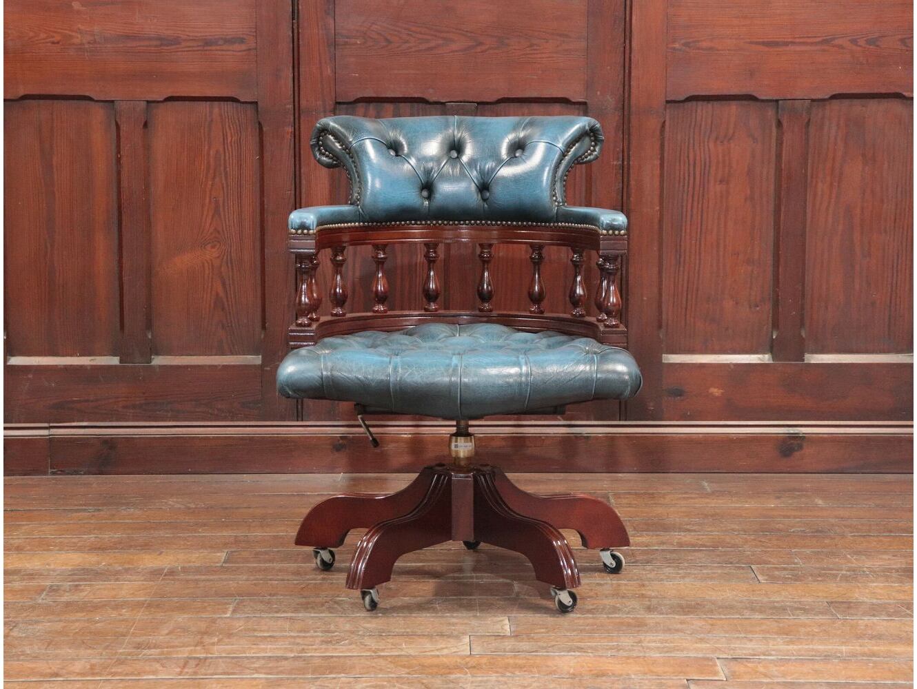 チェスターフィールドデスクチェア | アンティーク家具,椅子