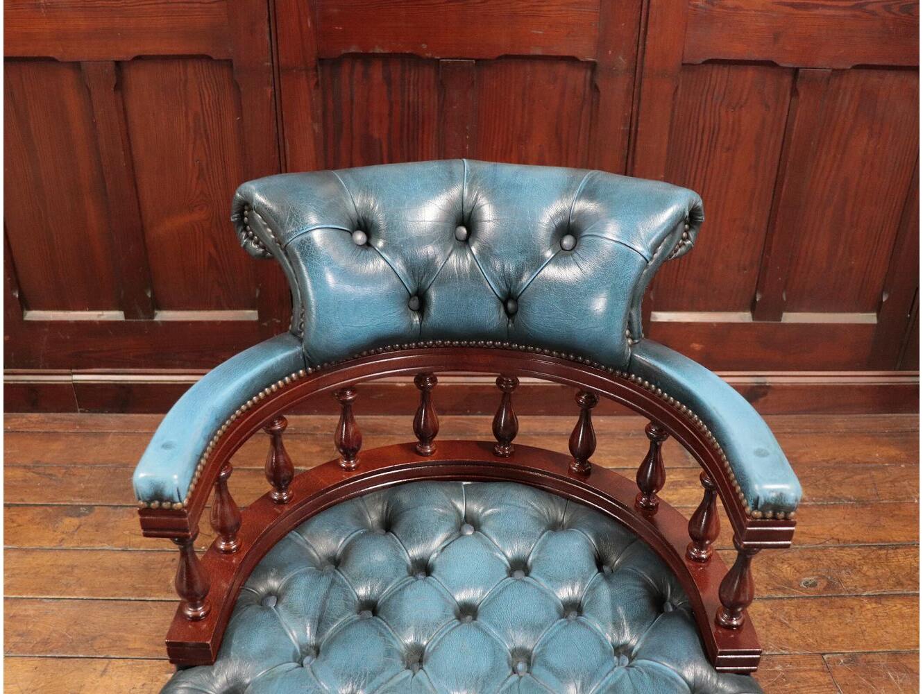 チェスターフィールドデスクチェア | アンティーク家具,椅子・チェア