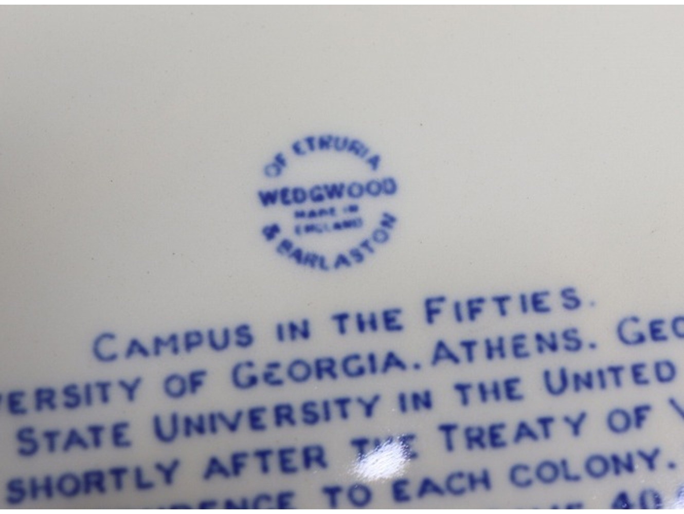 ディナープレート WEDGWOOD of Etruria & Barlaston