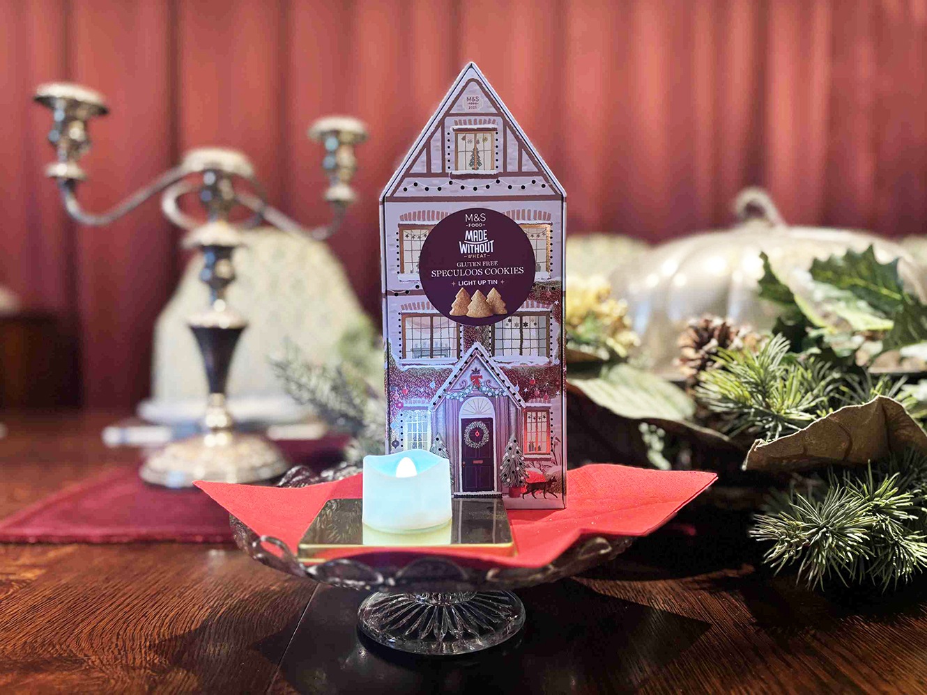 【限定数】M&S(マークス&スペンサー)クリスマスクッキーとクリスマスブレンドティーのセット