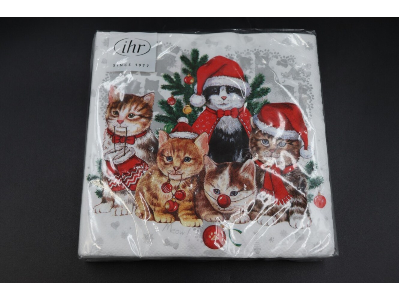 クリスマスcat ペーパーナプキン