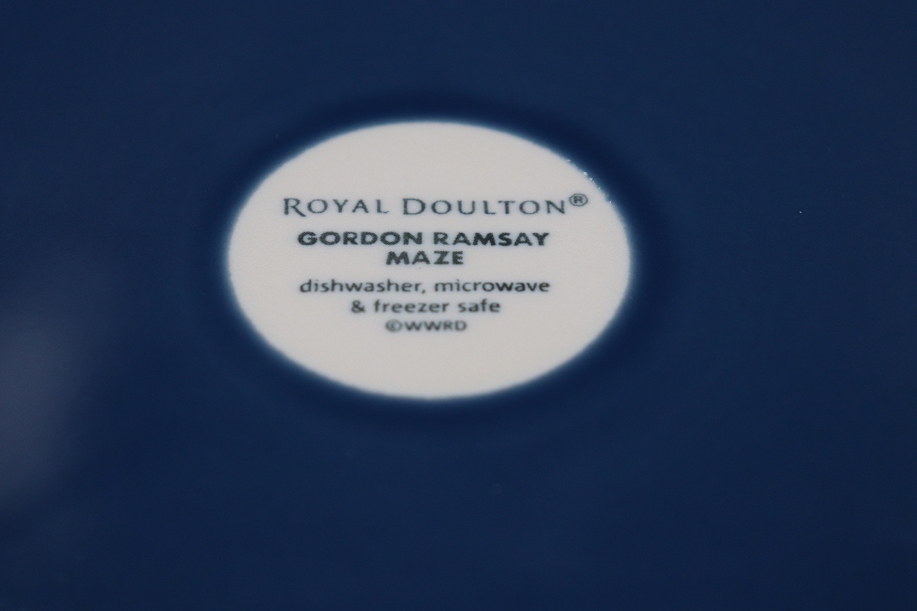 Royal Doulton ロイヤルドルトン ゴードンラムゼイ メイズ ブルー 28cm プレート