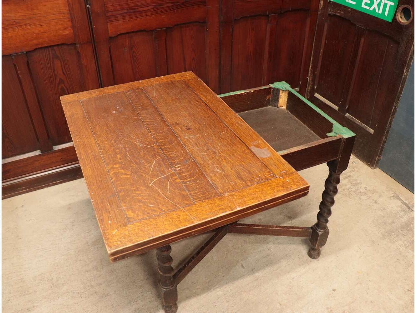 イギリス アンティーク 家具 フリップトップテーブル 1930年頃 599A イギリス アンティーク 家具 フリップトップテーブル 1930年頃 599A