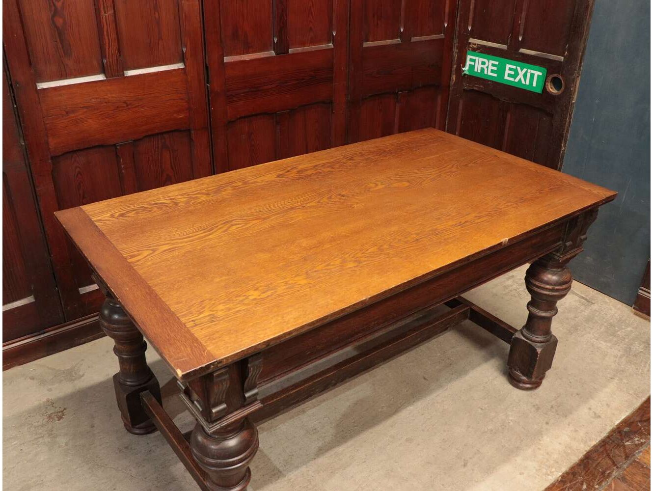 イギリス アンティーク家具 リフェクトリーテーブル 1950年頃 837A