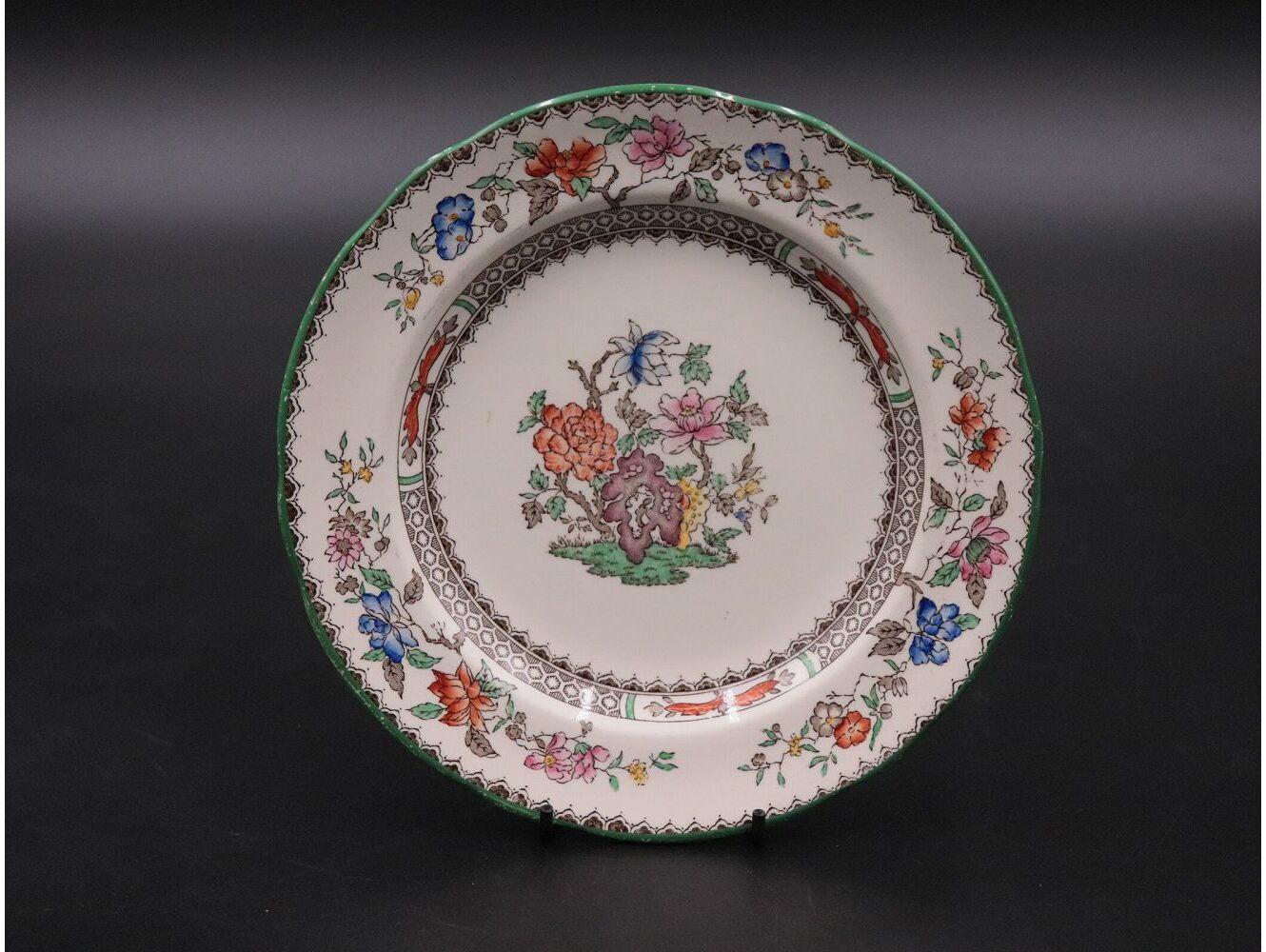 プレート SPODE Chinese Rose
