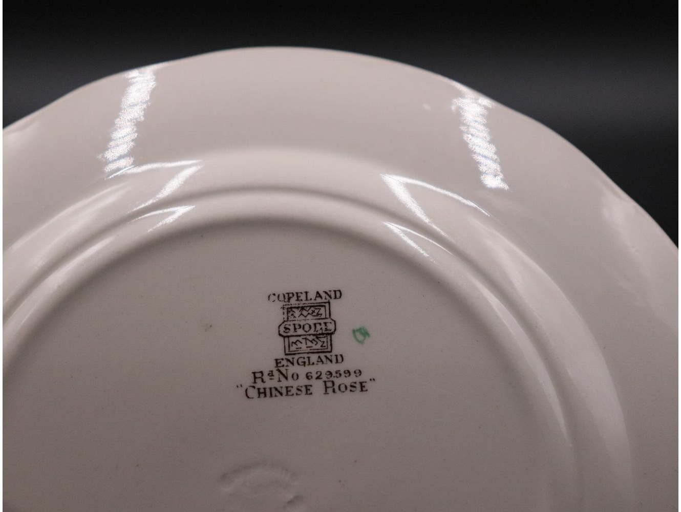 プレート SPODE Chinese Rose