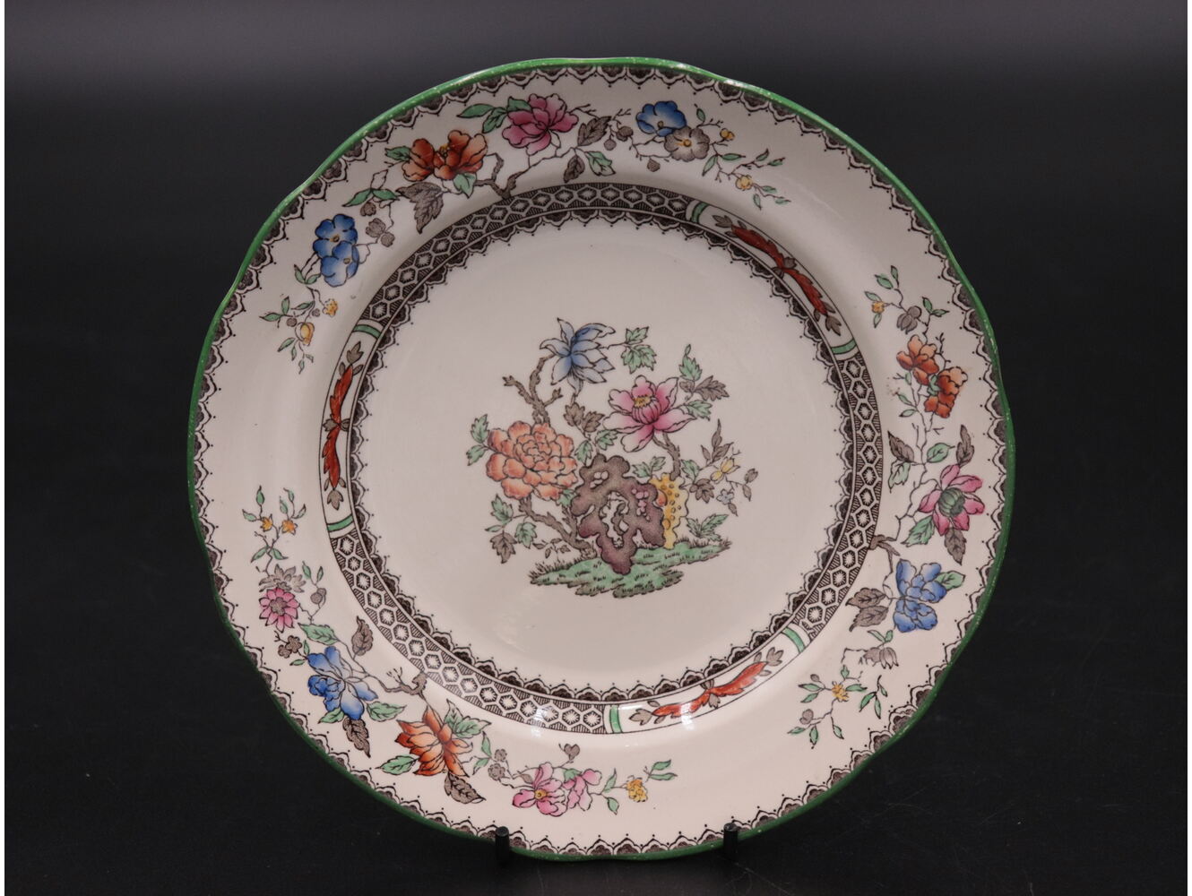 プレート SPODE Chinese Rose