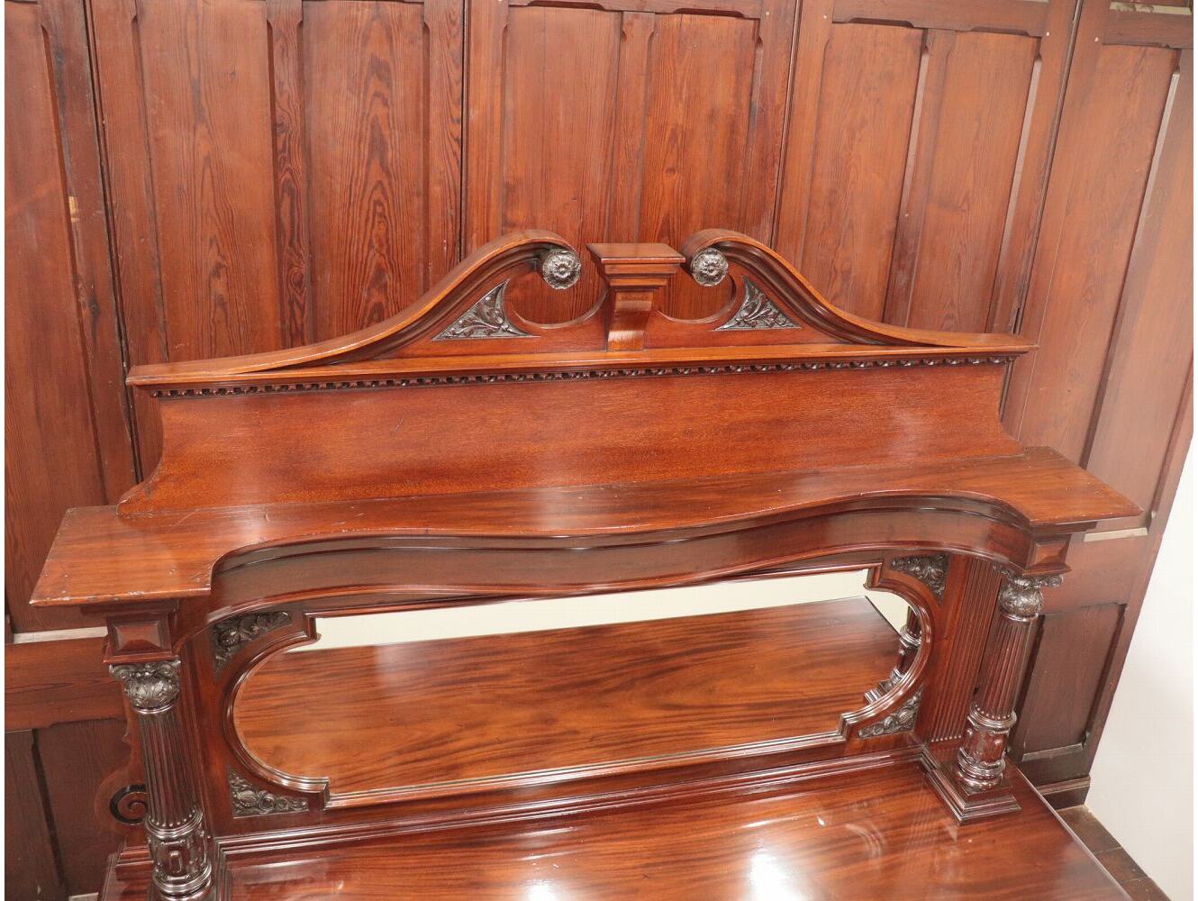 ミラーバックサイドボード | アンティーク家具,サイドボード,ミラー