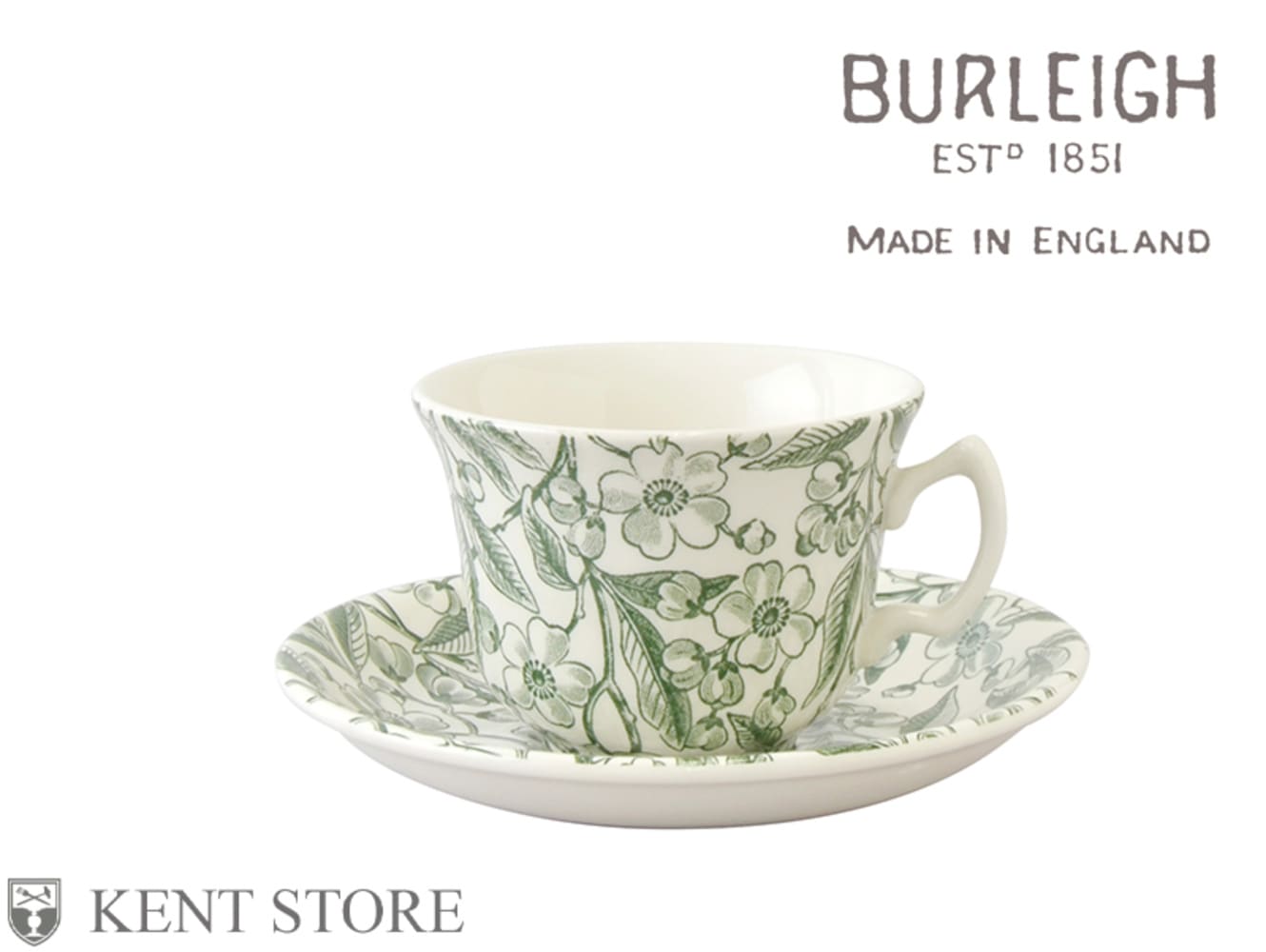 カップ＆ソーサー グリーンプルナス