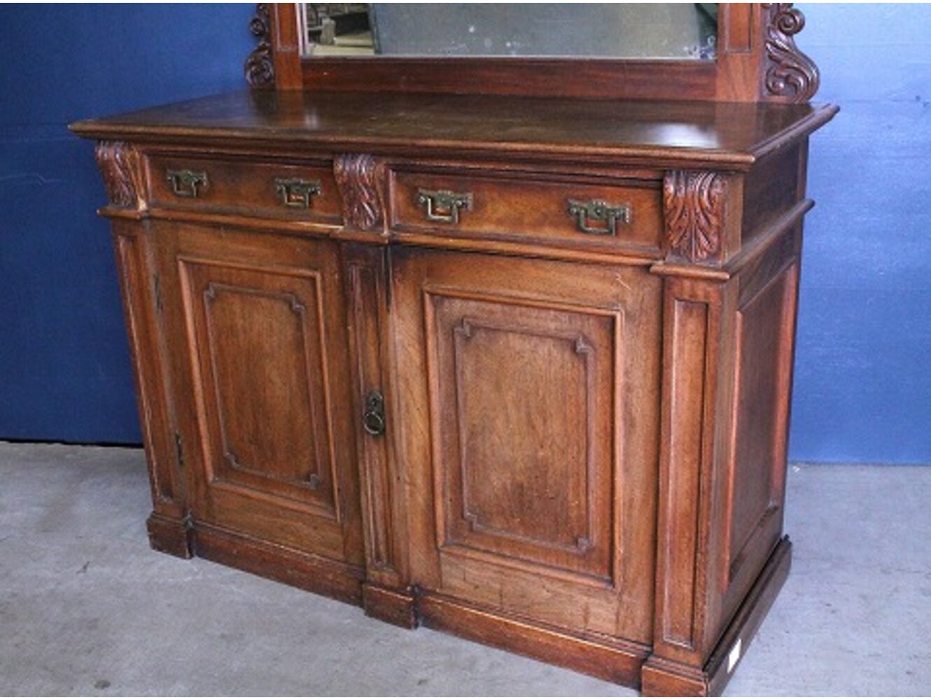 ミラーバックサイドボード | アンティーク家具,サイドボード,ミラー