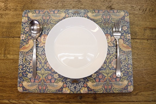 Strawberry Thief Blue プレイスマット