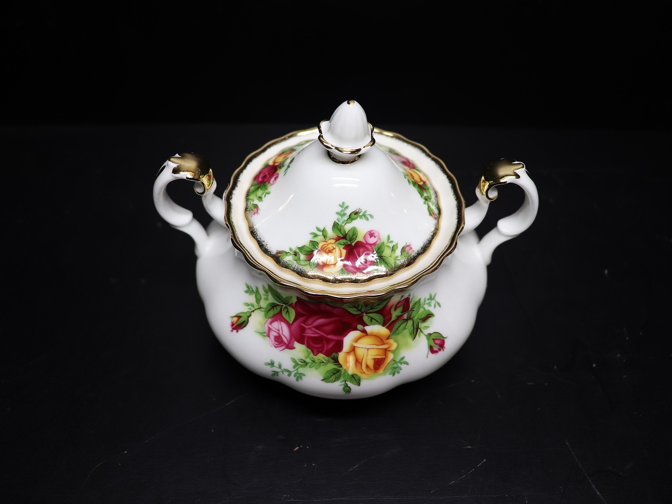 シュガーポット ROYAL ALBERT Old Country Roses