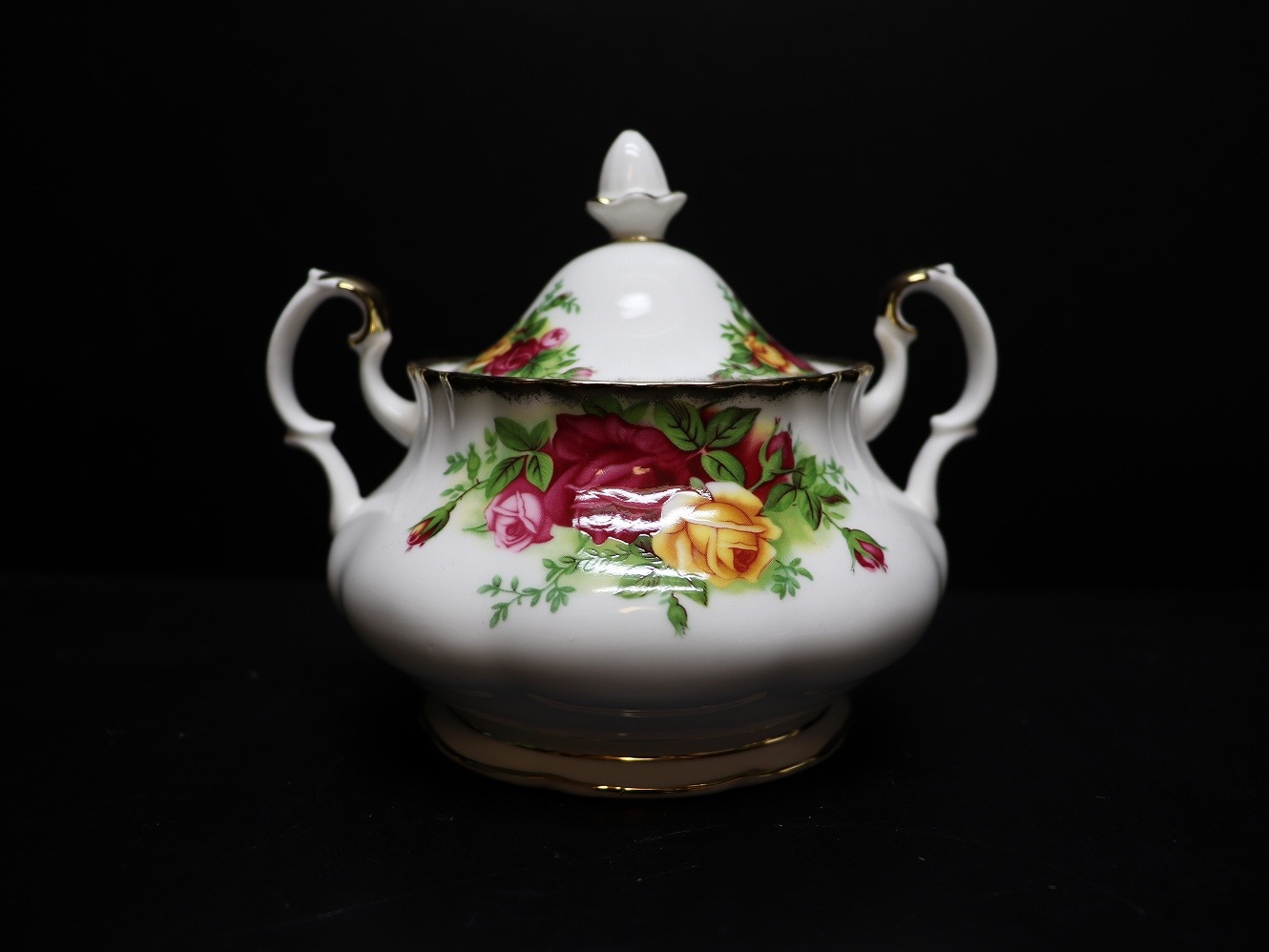 シュガーポット ROYAL ALBERT Old Country Roses