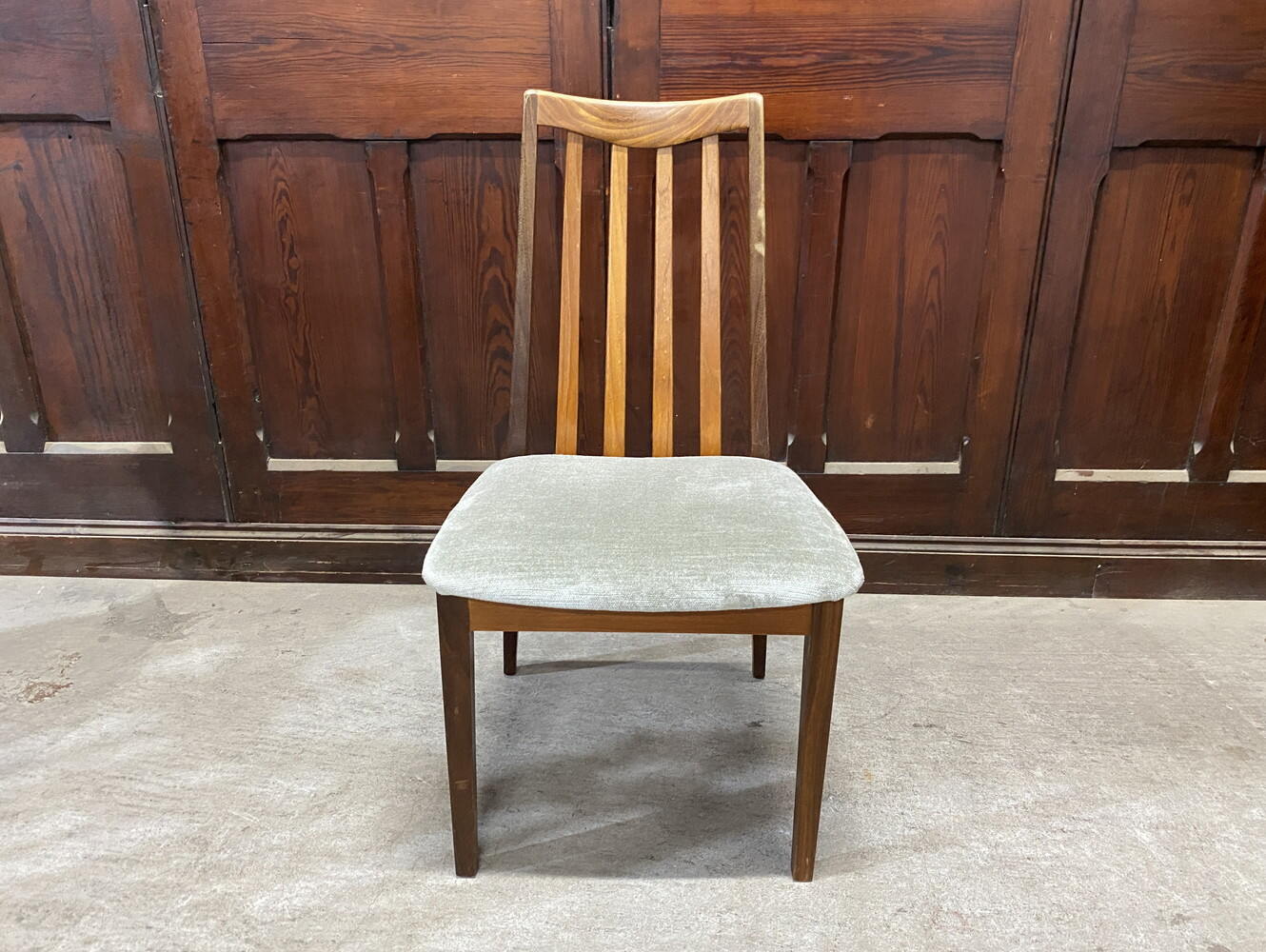 スラットバックチェア4脚セット