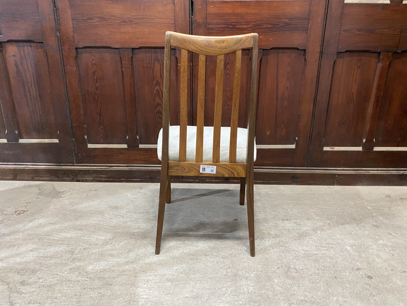 スラットバックチェア4脚セット