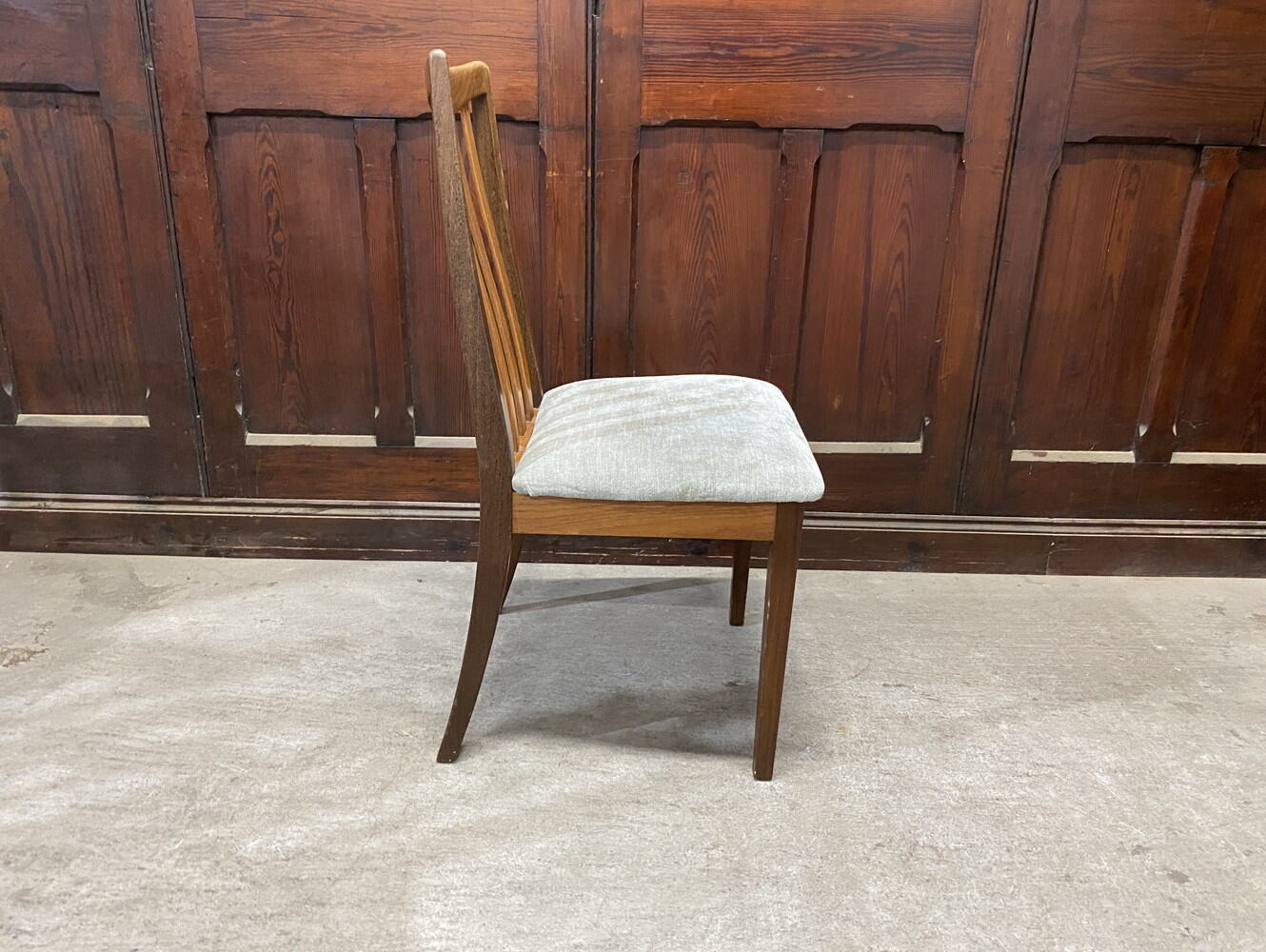 スラットバックチェア4脚セット