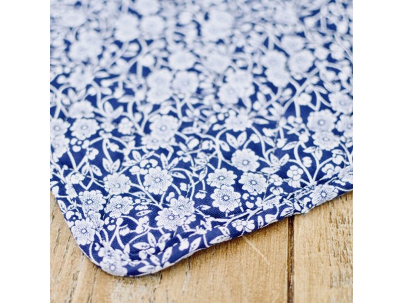 ポットマット ブルーキャリコ