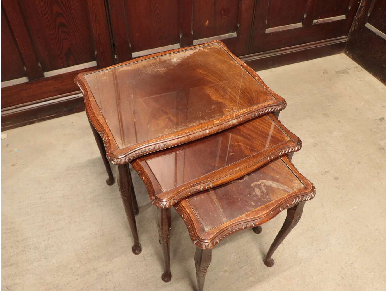 ネストテーブル　イギリスアンティーク ネストテーブル | アンティーク家具,テーブル,ネストテーブル