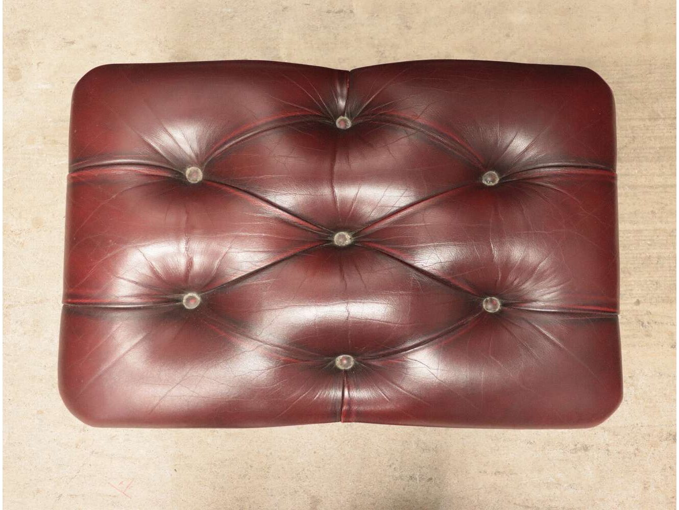 チェスターフィールドオットマン | アンティーク家具,椅子・チェア