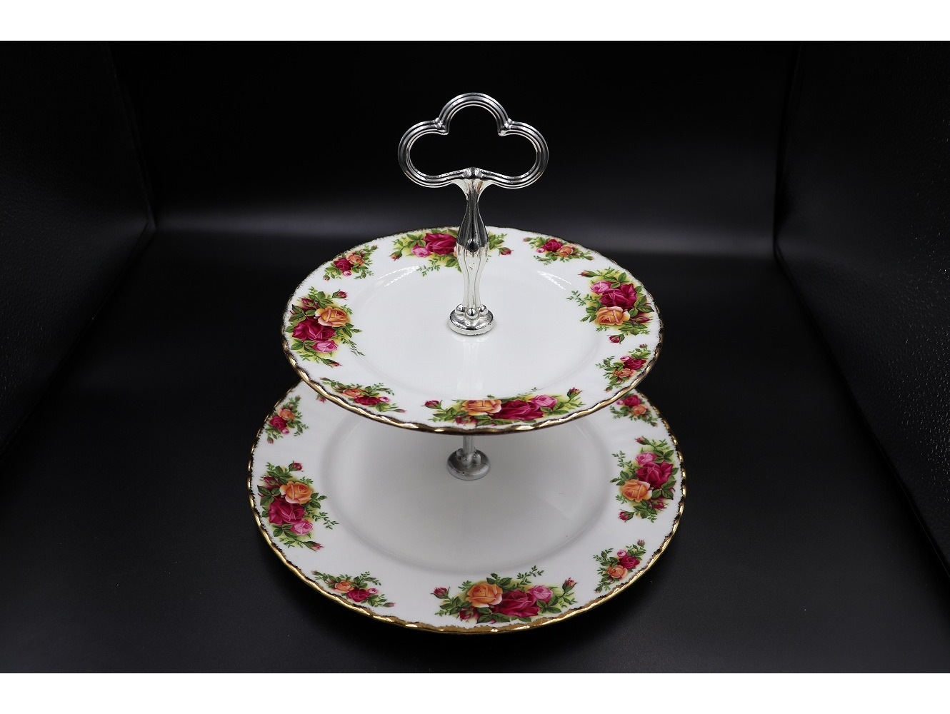 ケーキスタンド ROYAL ALBERT Old Country Roses