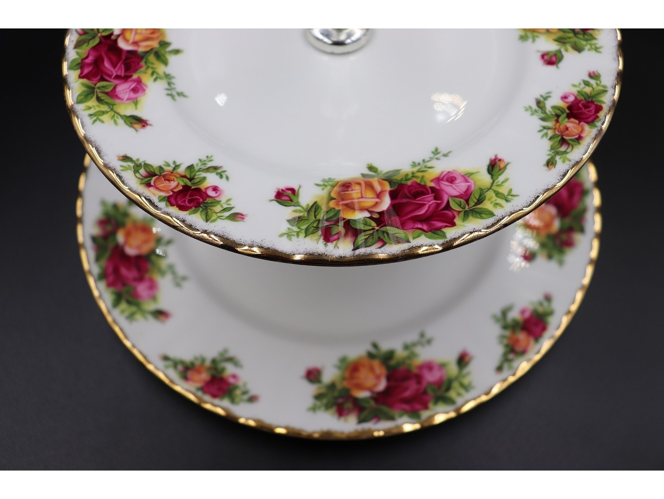 ケーキスタンド ROYAL ALBERT Old Country Roses