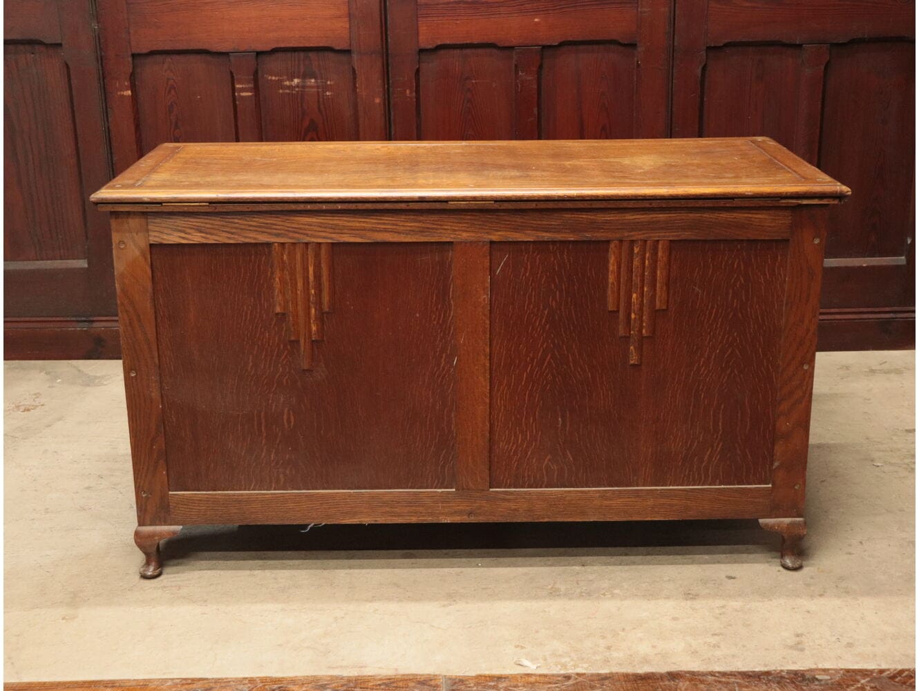 イギリス アンティーク 家具 ブランケットボックス 収納 店舗什器 6316d 英国アンティークのボックス収納家具、オールドパイン材のブランケット