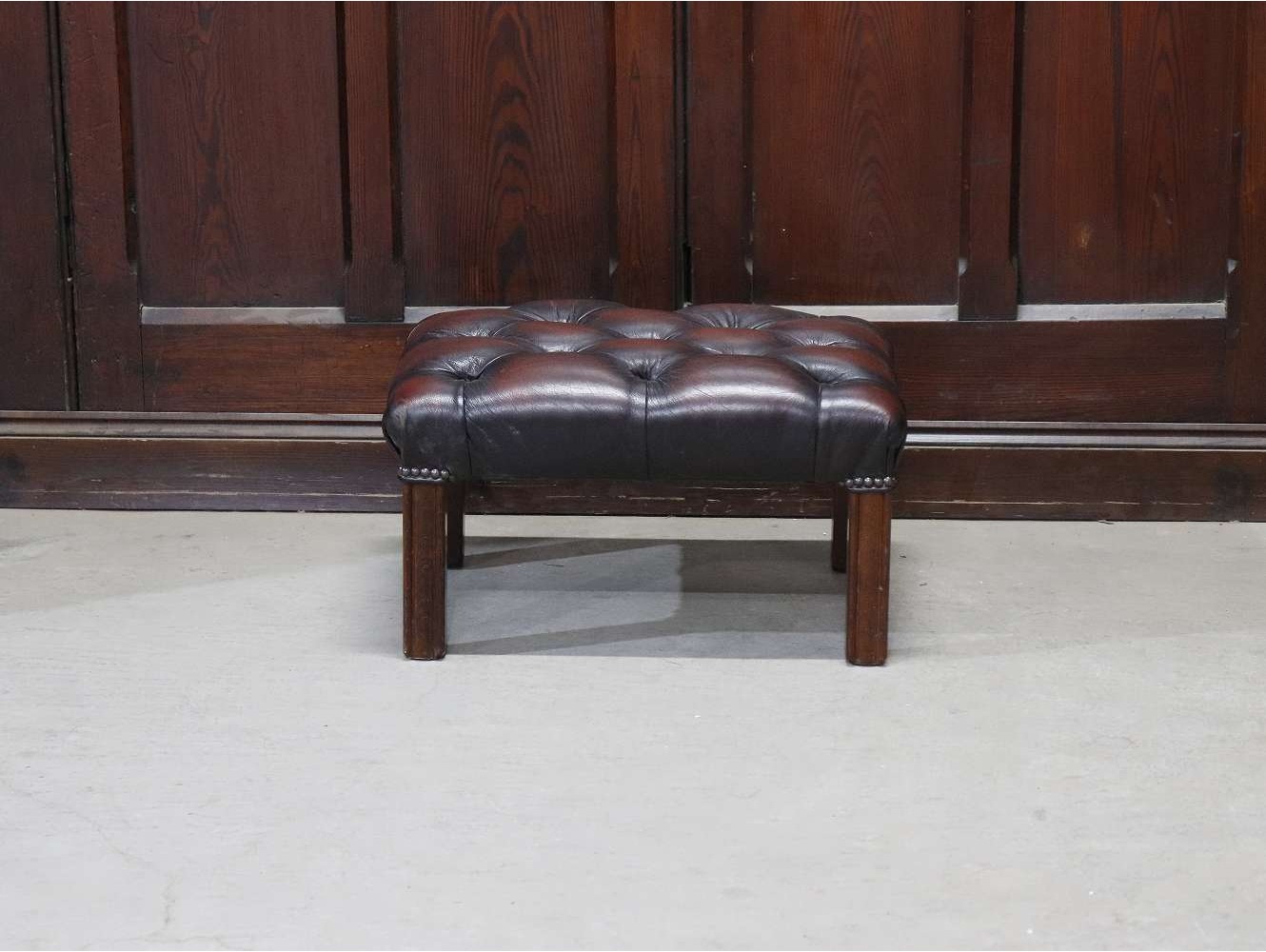 チェスターフィールドオットマン | アンティーク家具,椅子・チェア