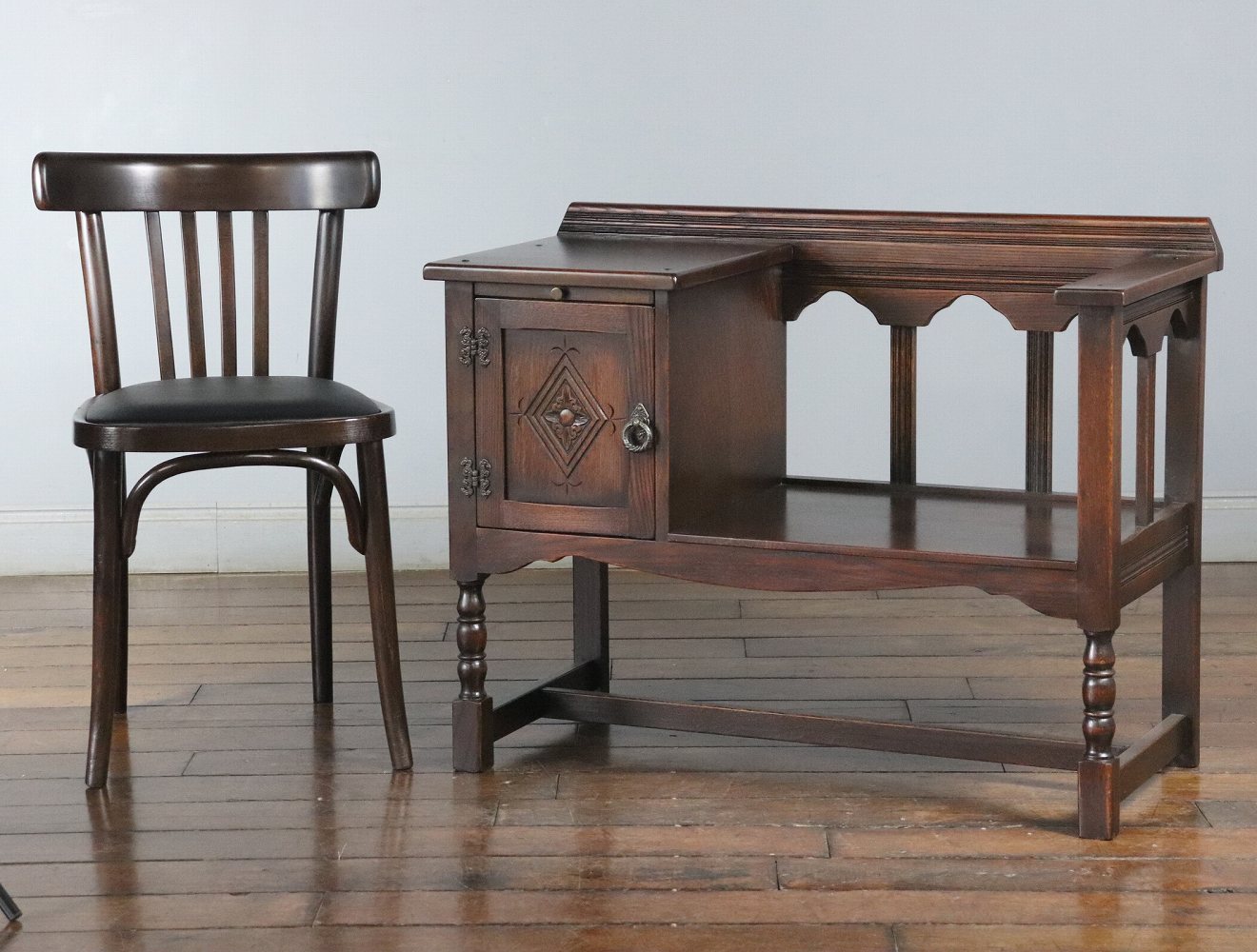 ビンテージチェア　テレフォンベンチ　シート  イギリスアンティーク テレフォンシート | アンティーク家具,椅子・チェア,ベンチ | イギリス