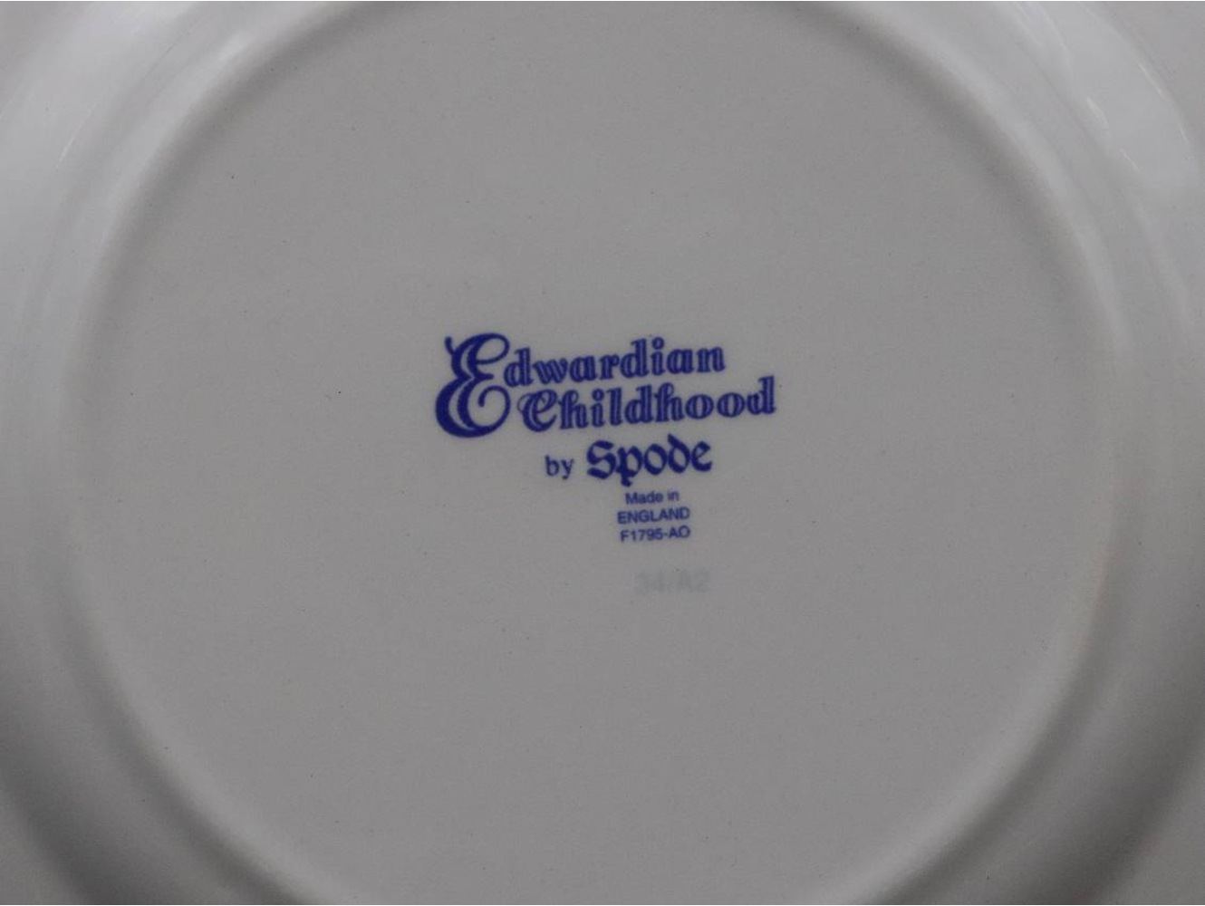 プレート SPODE Edwardian childhood