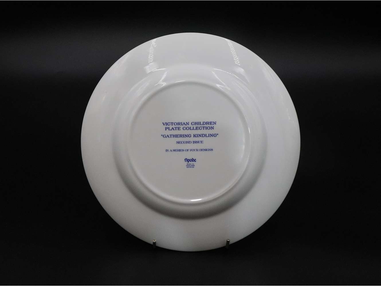 プレート SPODE Victorian Children(雪景色)