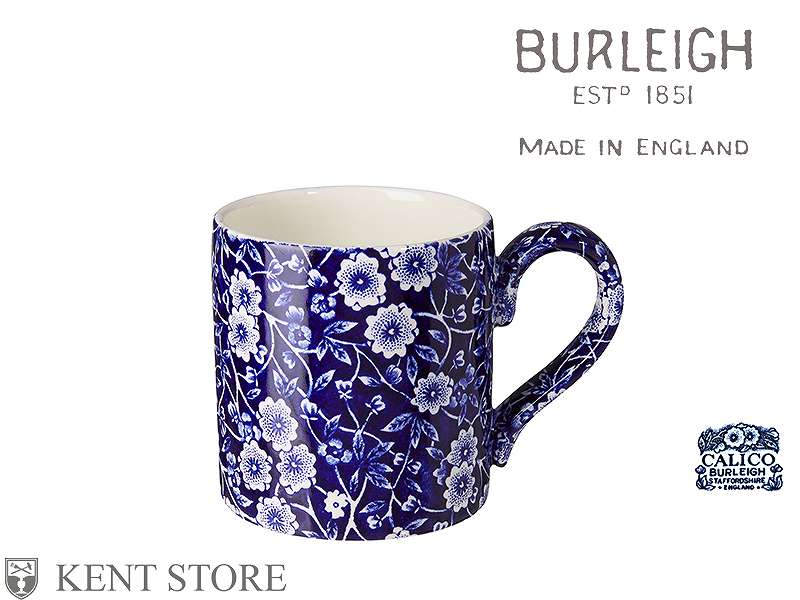 秋山様 マグカップ ブルーキャリコ