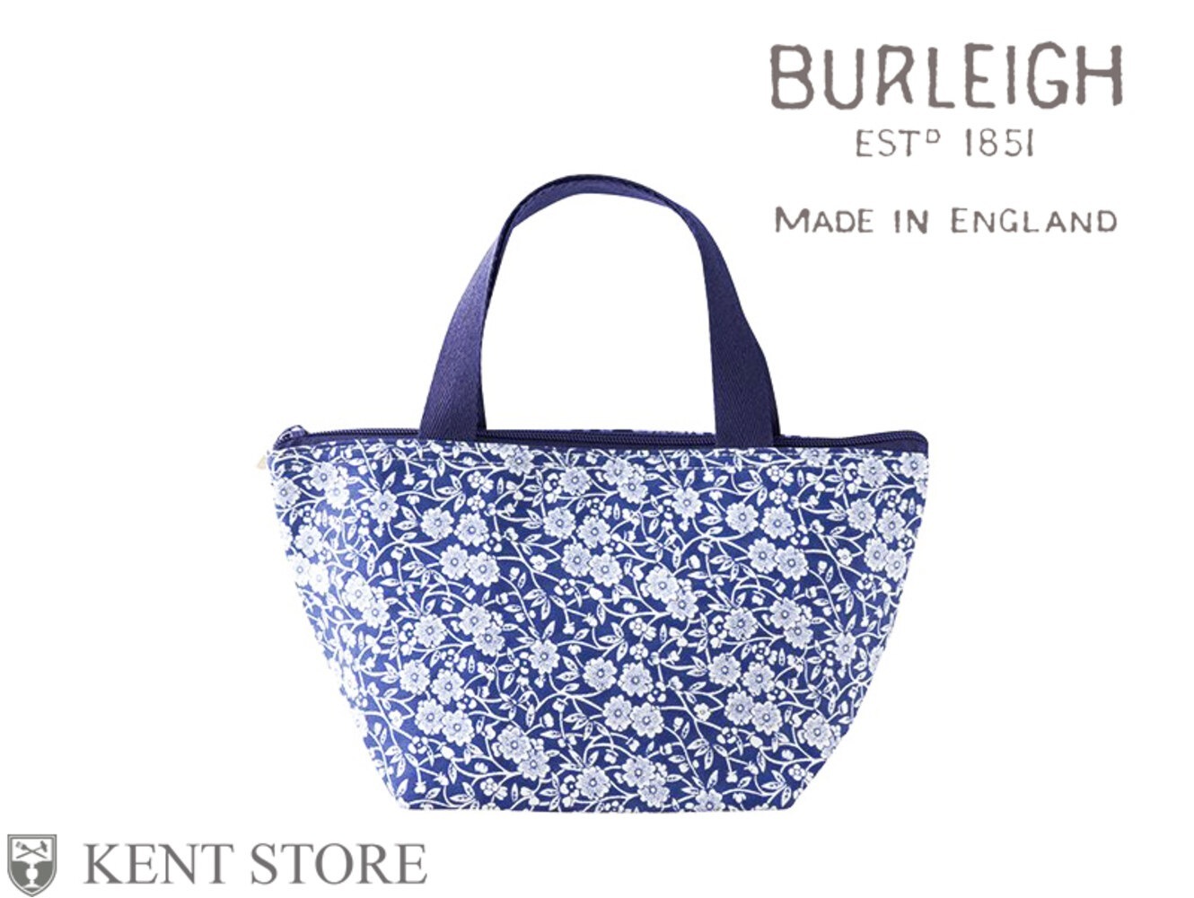 保冷ランチバッグ ブルーキャリコ