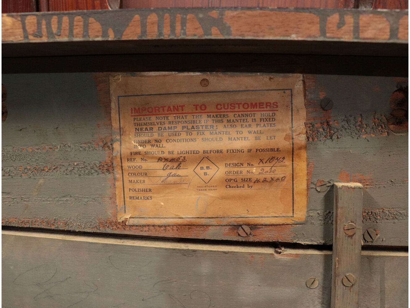 マントルピース | インテリアパーツ,暖炉周りの家具・雑貨 | イギリス