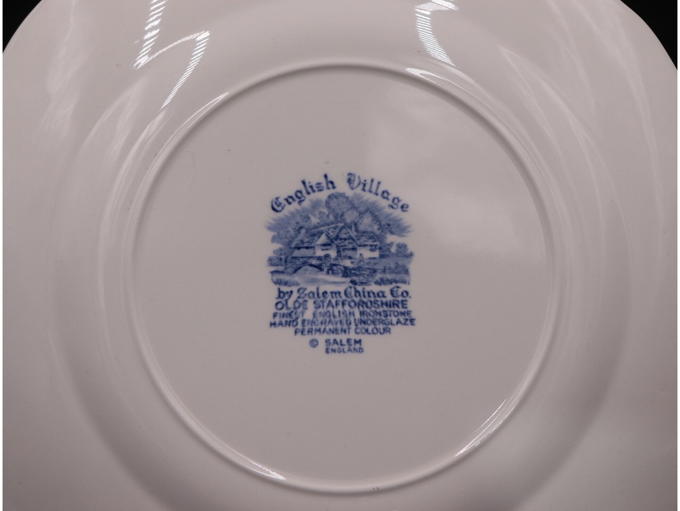 プレート SALEM CHINA CO. English Village