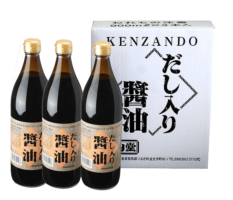 16　だし入り醤油 3本入り