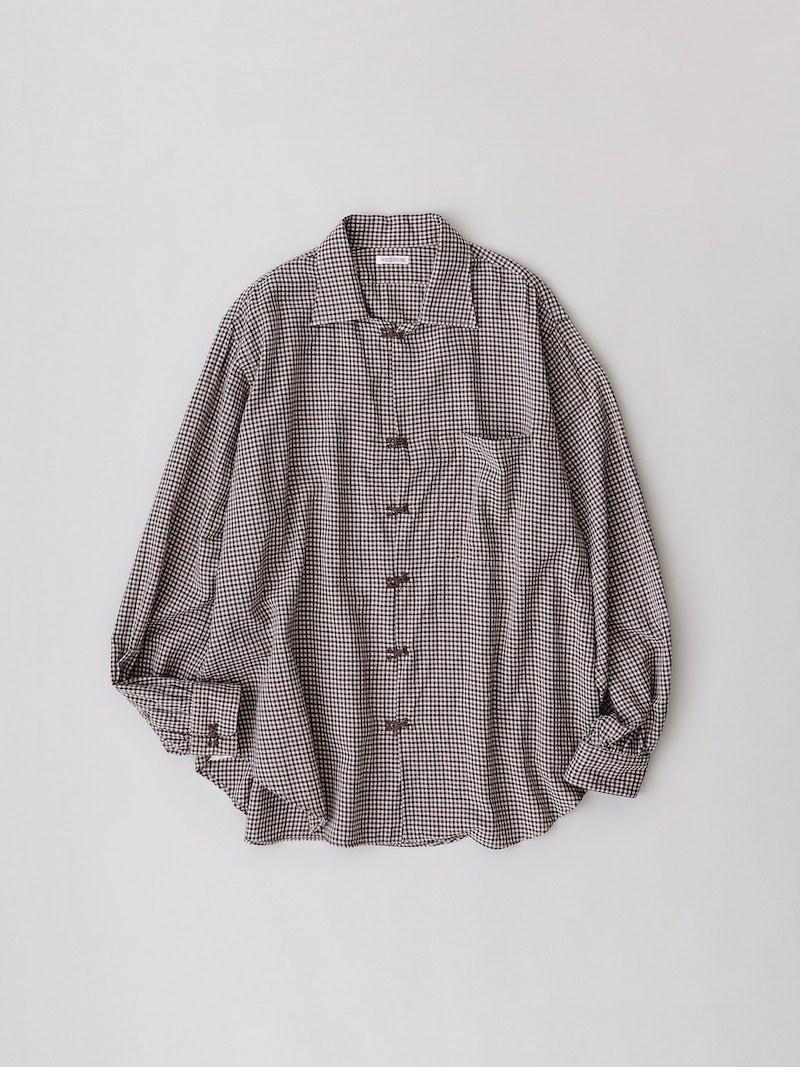 NICENESS(ナイスネス) / SWISH / スウィッシュ (ホックシャツ)/ BEIGE 