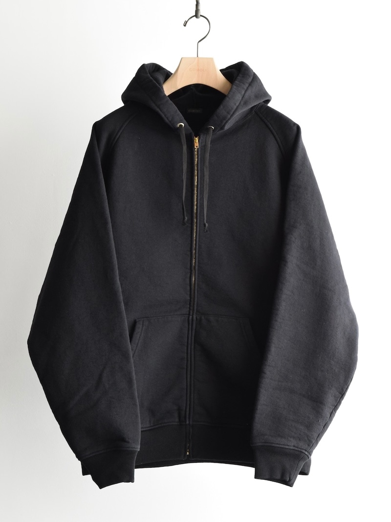 COMOLI(コモリ) / コットン裏毛 ジップパーカ 25AW | 商品一覧