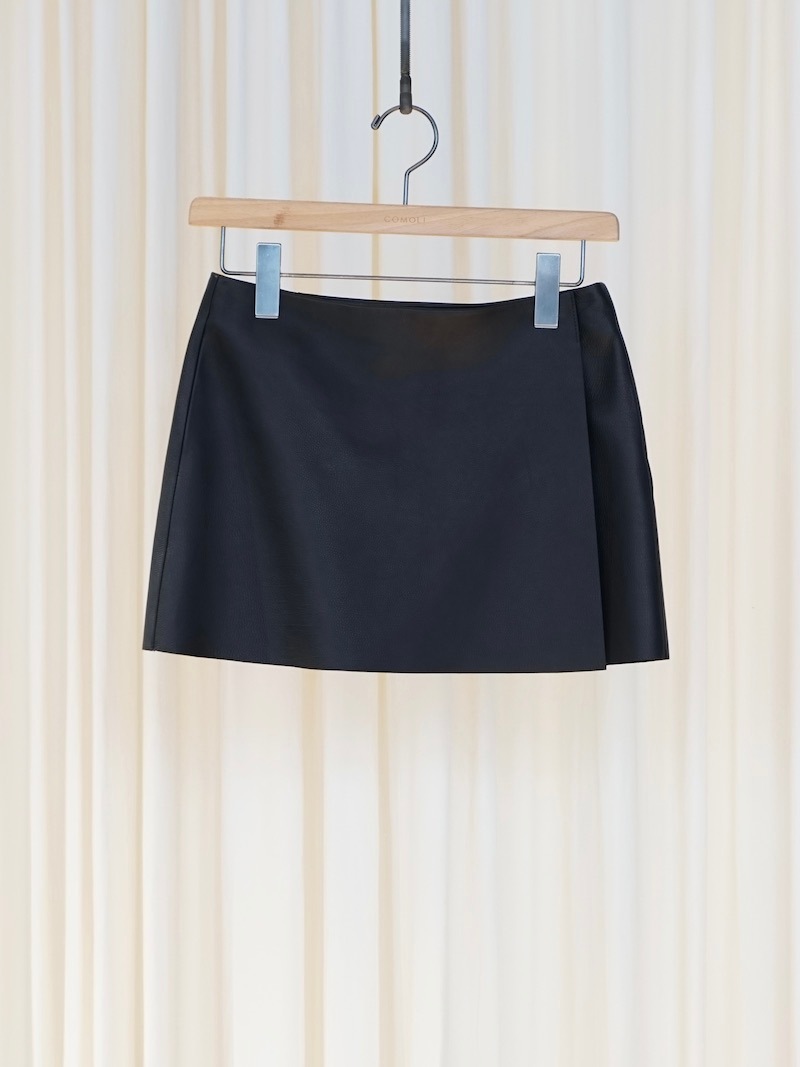 ☾ のぞましい SCULPTOR ☆ 24ss 143アシメトリカルラップスカート 