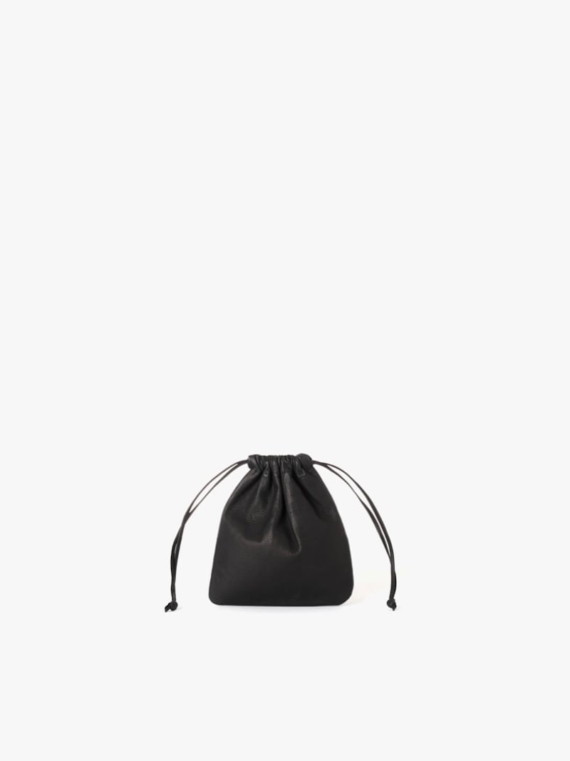 Aeta(アエタ) / DA75 DOUBLE FACED DRAWSTRING POUCH : M 25SS
