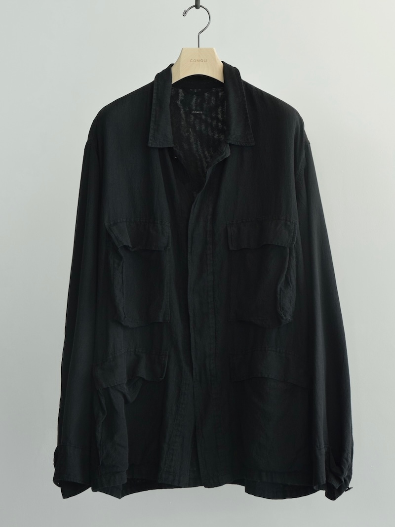 COMOLI コモリ フェードブラックB.D.Uジャケット COMOLI フェード ブラック B.D.U ジャケット , Fade Black – Navyblue