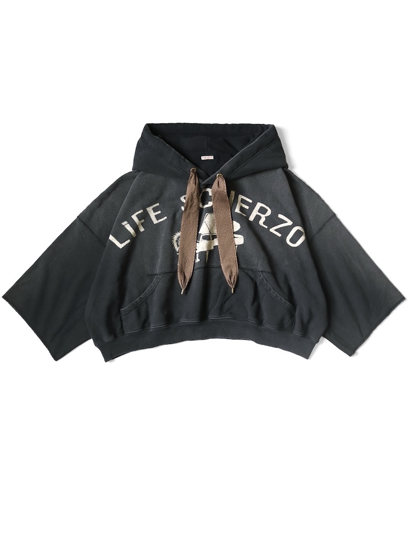 KAPITAL(キャピタル) / 裏毛 デビルフードブルゾン (LIFE SCHERZOpt) / ブラック / 25SS 