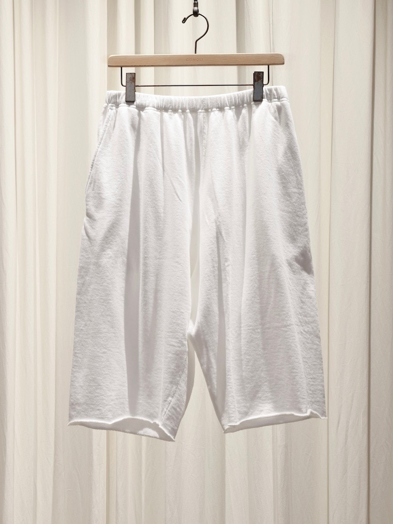 COMOLI(コモリ) / LWコットン裏毛 ショーツ / WHITE 25SS | 商品