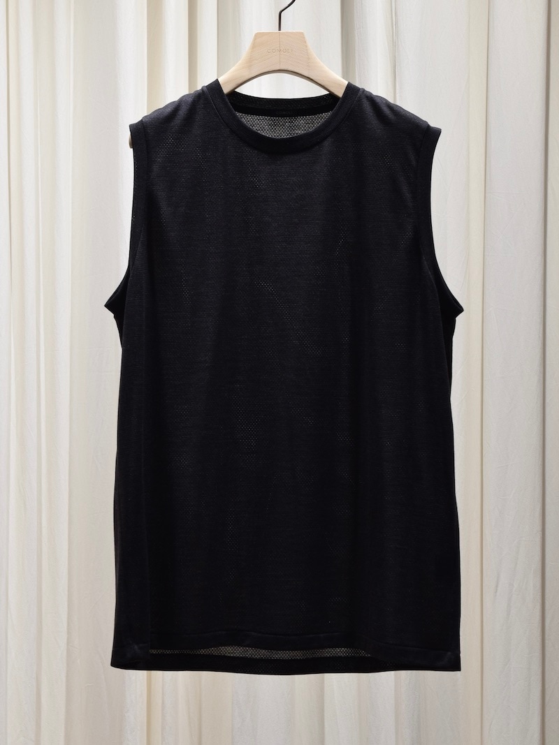 COMOLI(コモリ) / ウールメッシュ ノースリーブ 25SS