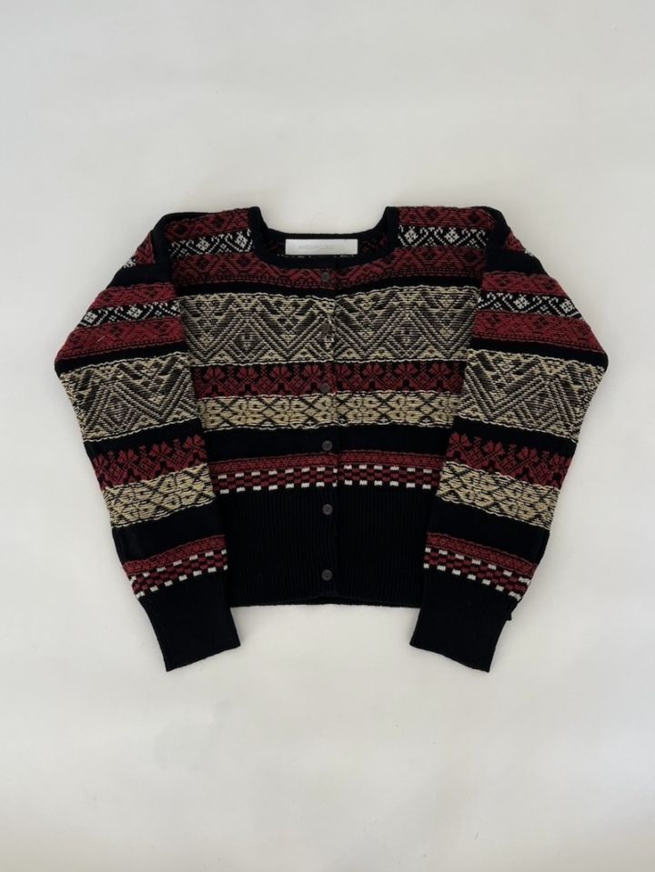 ASEEDONCLOUD(アシードンクラウド) / Seiyako jacquard cardigan 25AW